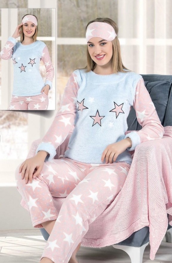 Дамска поларена пижама 956
