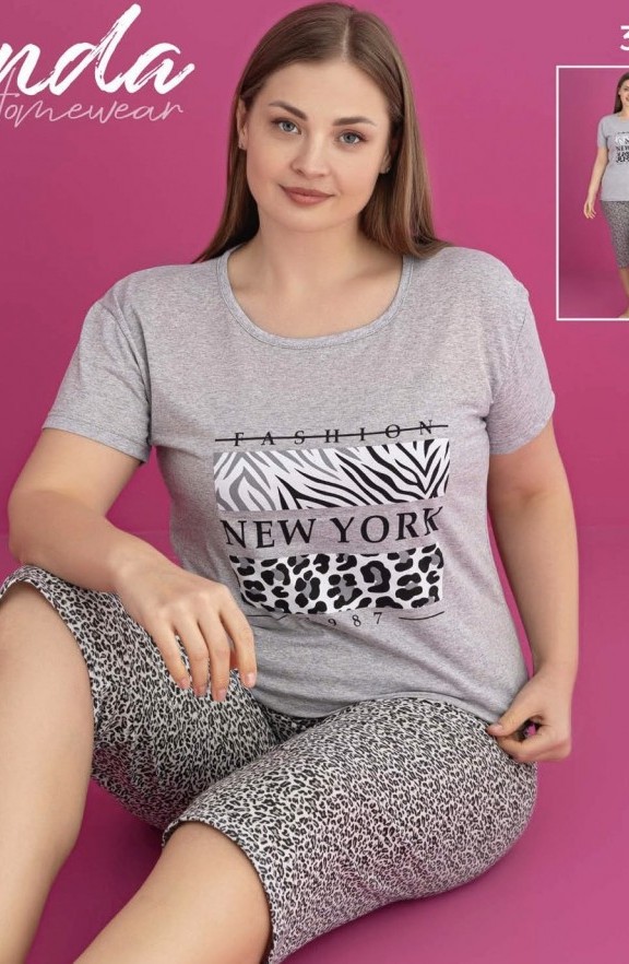 Комбо 2 бр.Дамски пижами 2318 Цена:10,22 €