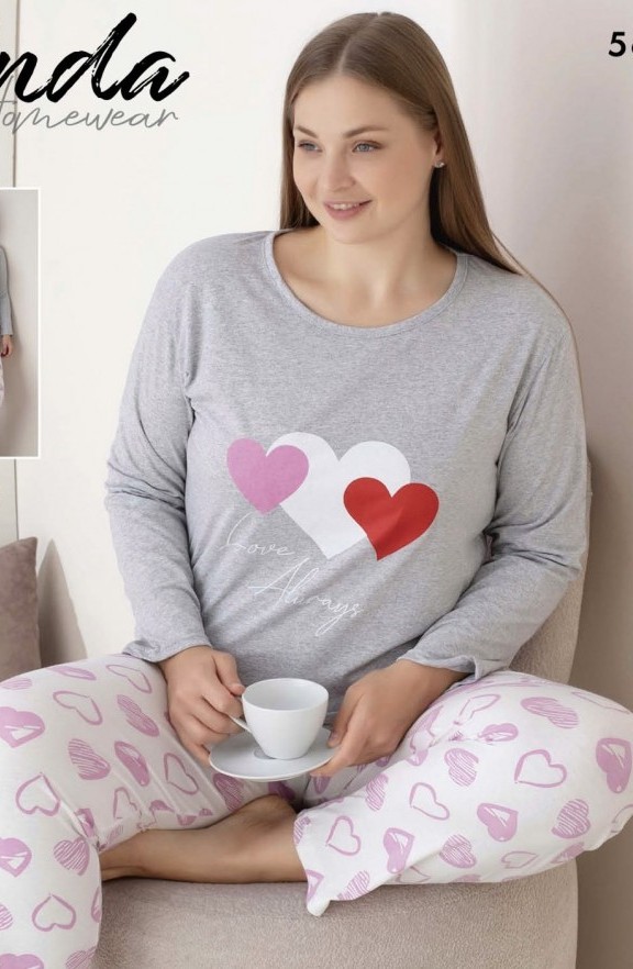 Комбо 2 бр.Дамски пижами 2341-Цена:15,34 €