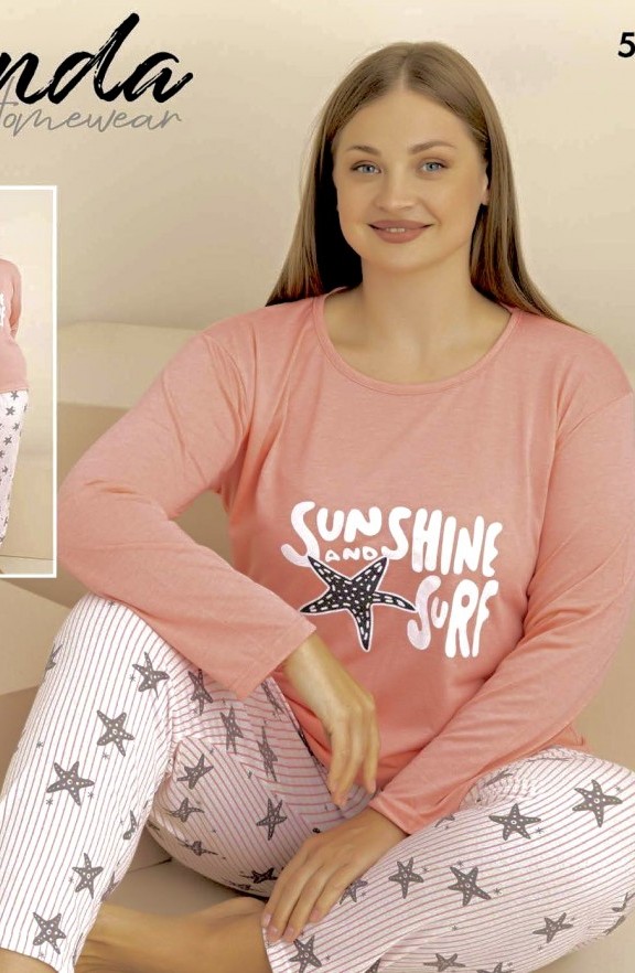 Комбо 2 бр.Дамски пижами 2347-Цена:15,34 €