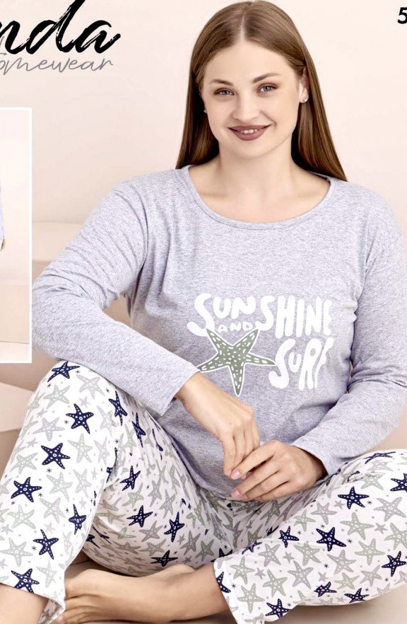 Комбо 2 бр.Дамски пижами 2349-Цена:15,34 €