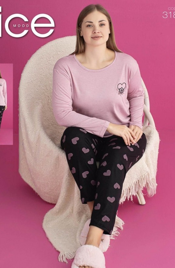 Комбо 2 бр.Дамски пижами 2358-Цена:20,45 €